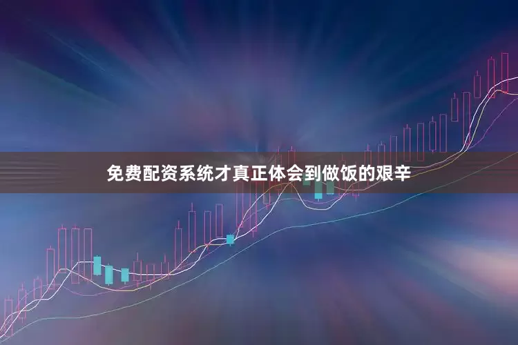 免费配资系统才真正体会到做饭的艰辛
