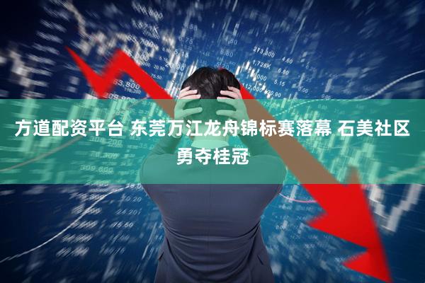 方道配资平台 东莞万江龙舟锦标赛落幕 石美社区勇夺桂冠